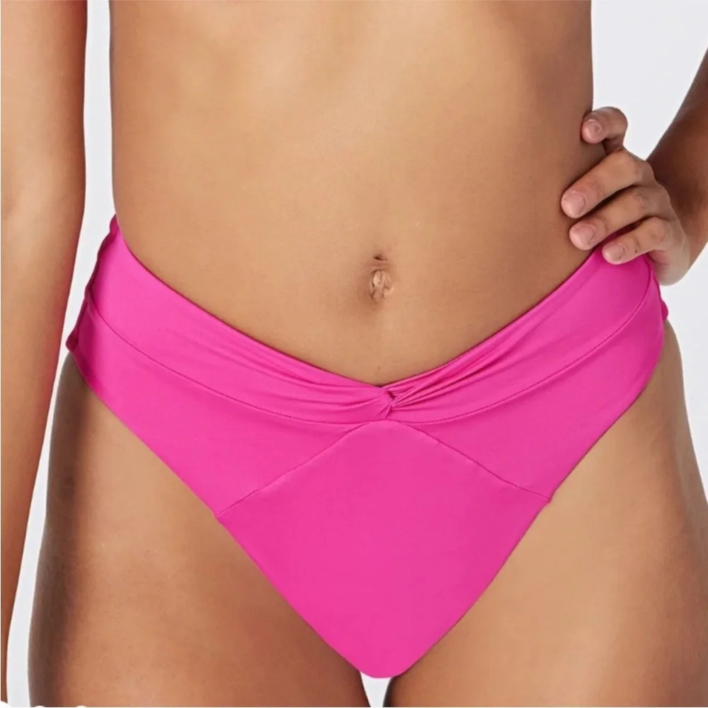 NWT Revolve L*Space Nancy Lee Bikini Bottoms Pink
